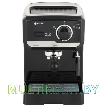 Рожковая помповая кофеварка Vitek VT-1502 BK картинка 3